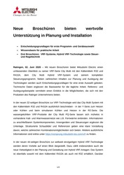 Vorschaubild Presseinformation neue Broschüren bieten Unterstützung